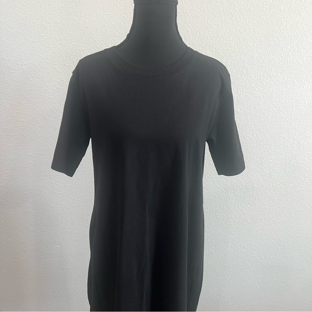 Pendleton Basic Black T Shirt Midi Dress - Picture 2 of 8